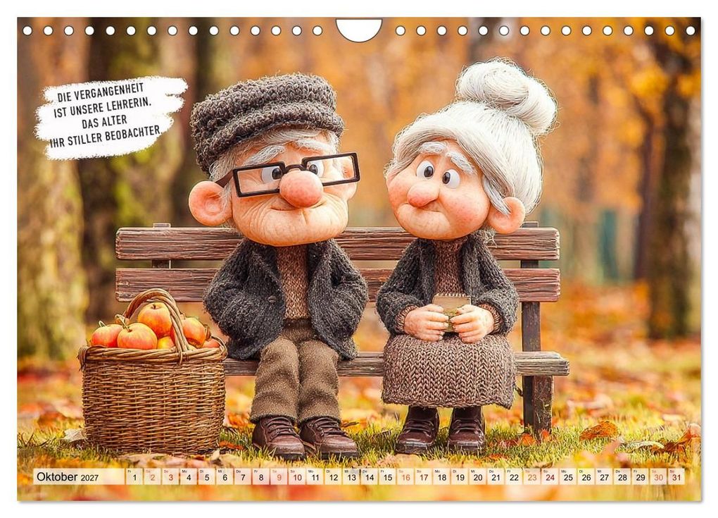 Weitere Ansicht: Oma und Opa - Sprüche über das Alter (Wandkalender 2027 DIN A4 quer), CALVENDO Monatskalender | Calvendo, Dirk Meutzner