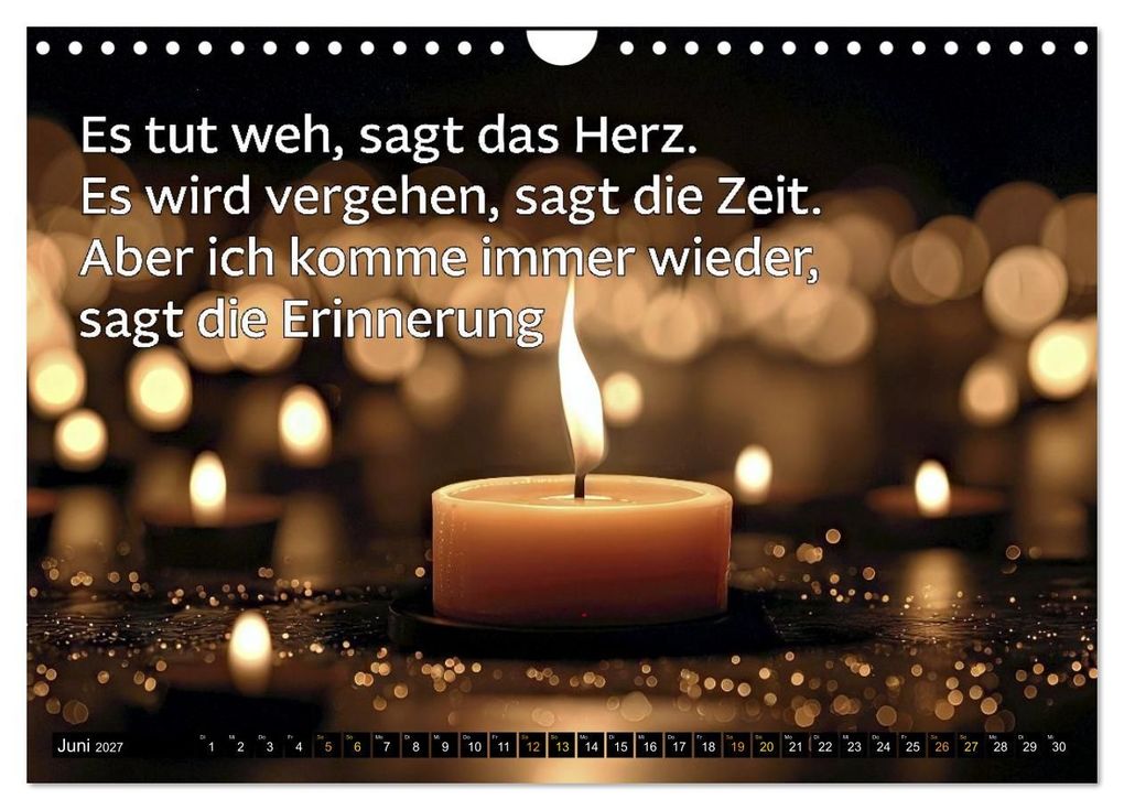 Weitere Ansicht: Trost - in stillen Momenten (Wandkalender 2027 DIN A4 quer), CALVENDO Monatskalender | Calvendo, Susan Michel
