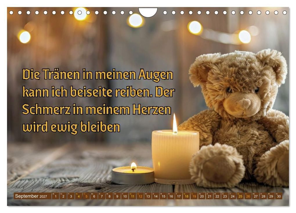 Weitere Ansicht: Trost - in stillen Momenten (Wandkalender 2027 DIN A4 quer), CALVENDO Monatskalender | Calvendo, Susan Michel