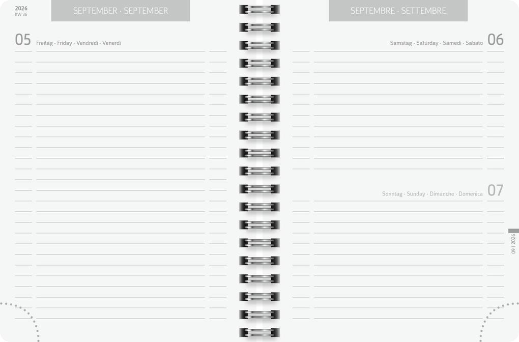 Weitere Ansicht: Schülerkalender 2026/2027 "ZENart" | A6, Kunststoff