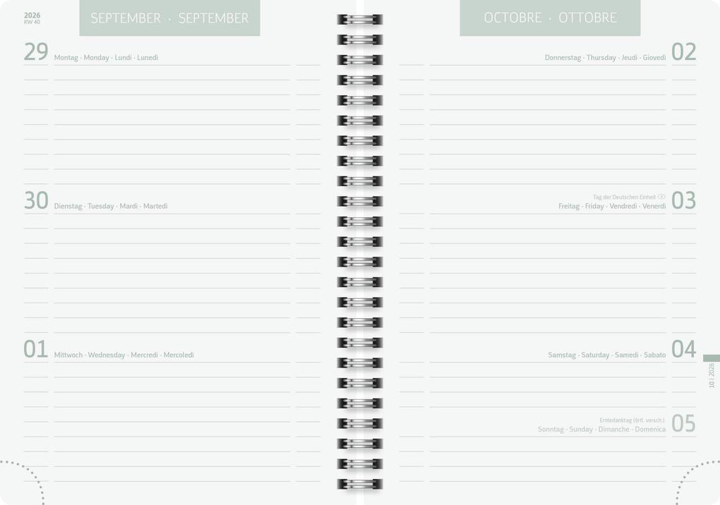Weitere Ansicht: Schülerkalender 2026/2027 "Daisy" | A5, Kunststoff