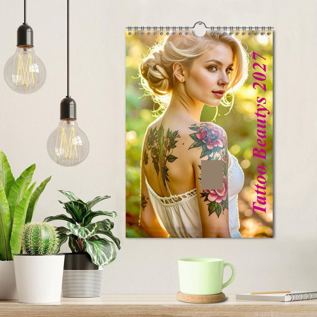 Weitere Ansicht: Tattoo Beautys (Wandkalender 2027 DIN A4 hoch), CALVENDO Monatskalender | Calvendo, Udo Talmon