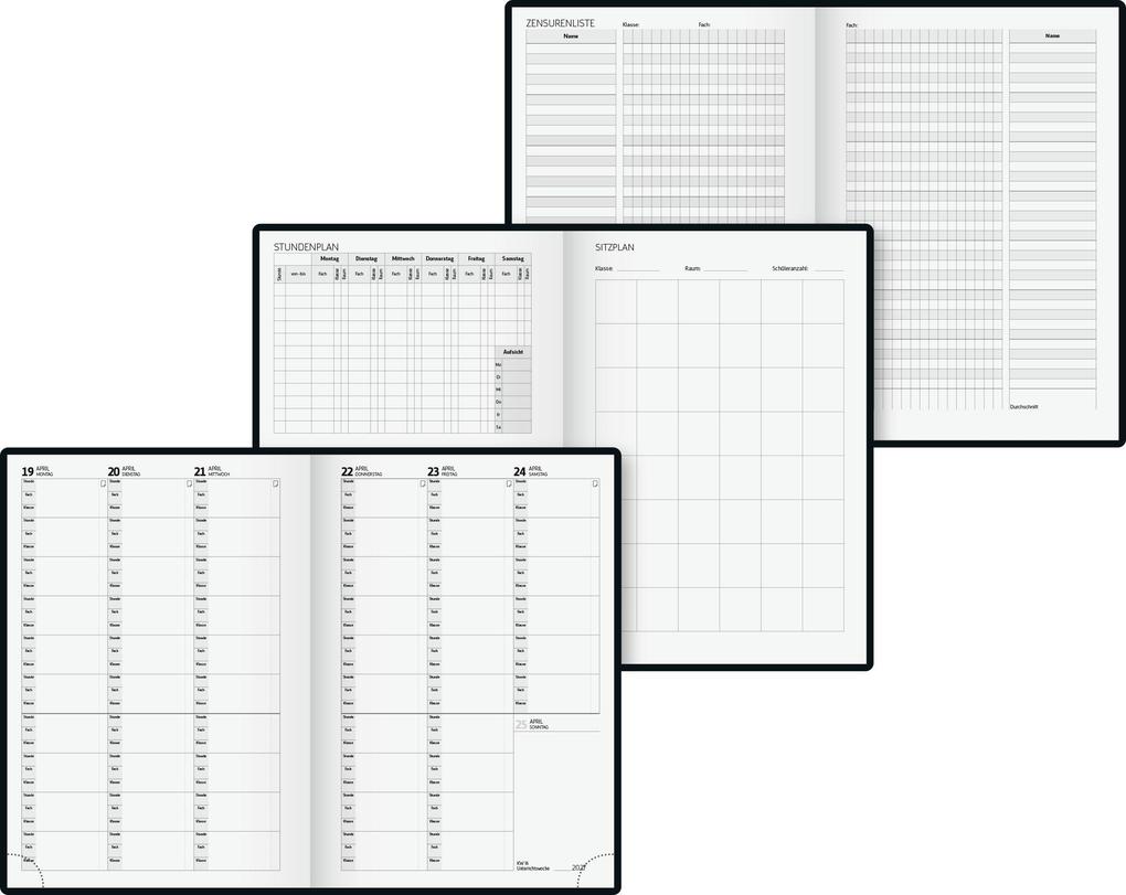 Weitere Ansicht: Termin- & Unterrichtsplaner 2026/2027 "Bloom" | A5, Papier
