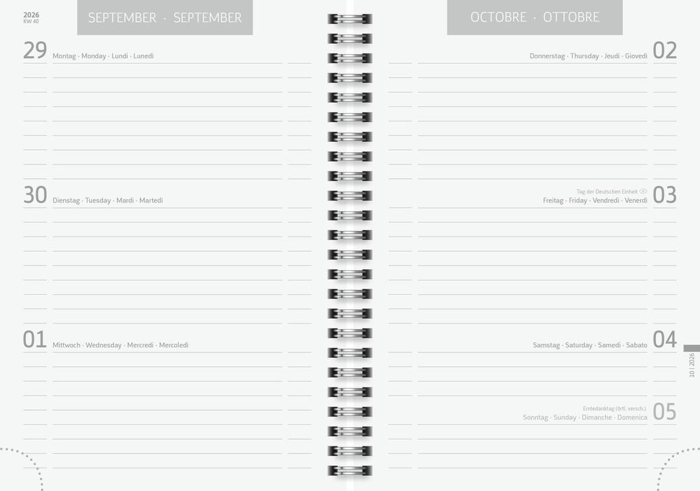 Weitere Ansicht: Schülerkalender 2026/2027 "Botanical" | A5, Karton
