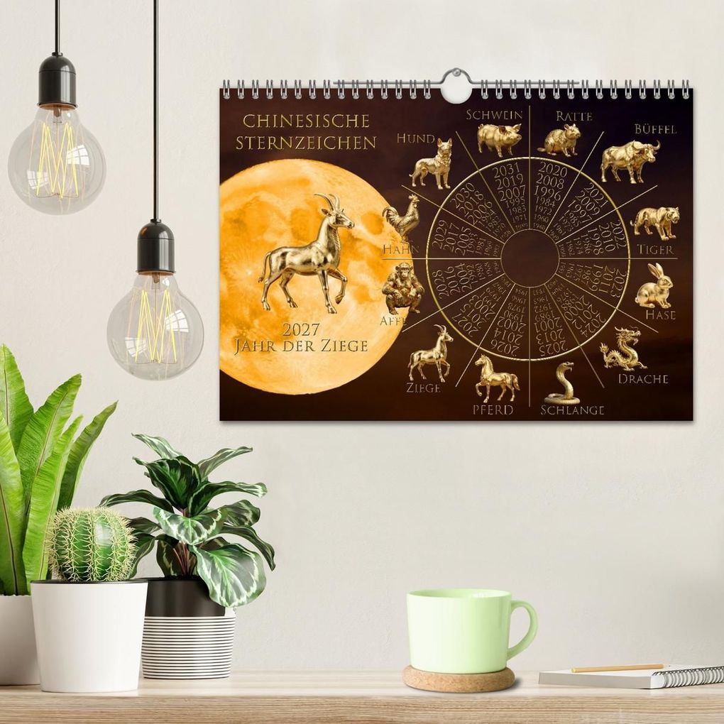 Weitere Ansicht: Chinesische Sternzeichen (Wandkalender 2027 DIN A4 quer), CALVENDO Monatskalender | Calvendo, Claudia Kleemann