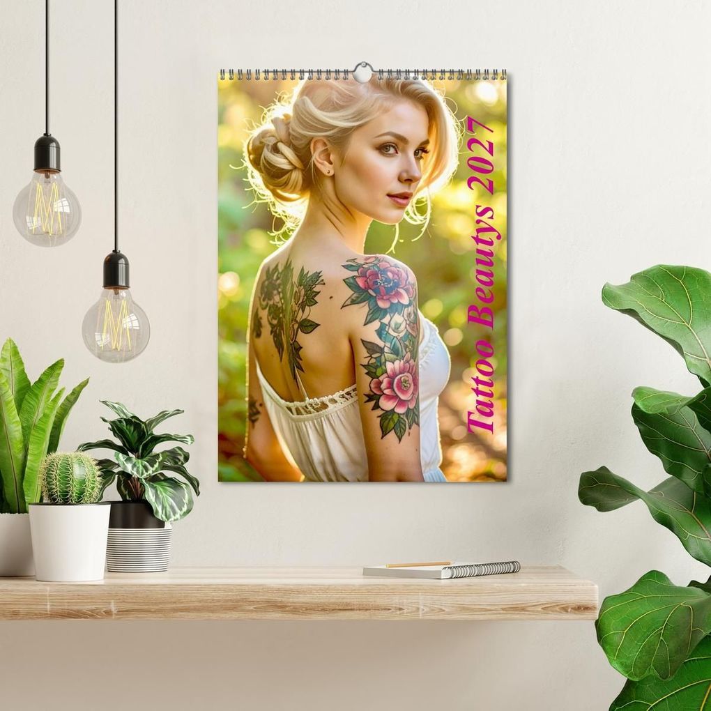 Weitere Ansicht: Tattoo Beautys (Wandkalender 2027 DIN A3 hoch), CALVENDO Monatskalender | Calvendo, Udo Talmon