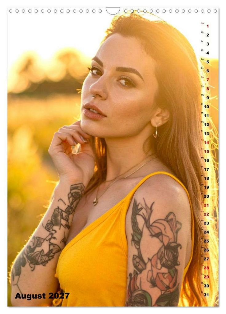 Weitere Ansicht: Tattoo Beautys (Wandkalender 2027 DIN A3 hoch), CALVENDO Monatskalender | Calvendo, Udo Talmon
