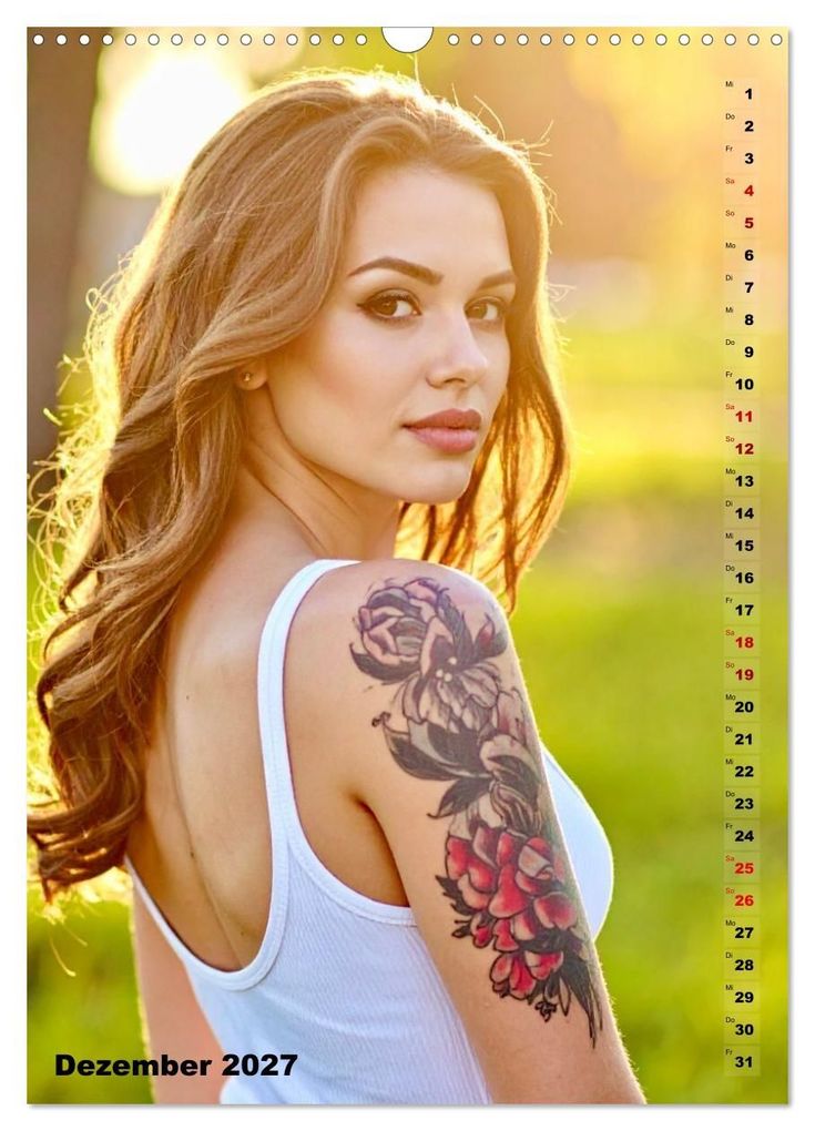 Weitere Ansicht: Tattoo Beautys (Wandkalender 2027 DIN A3 hoch), CALVENDO Monatskalender | Calvendo, Udo Talmon