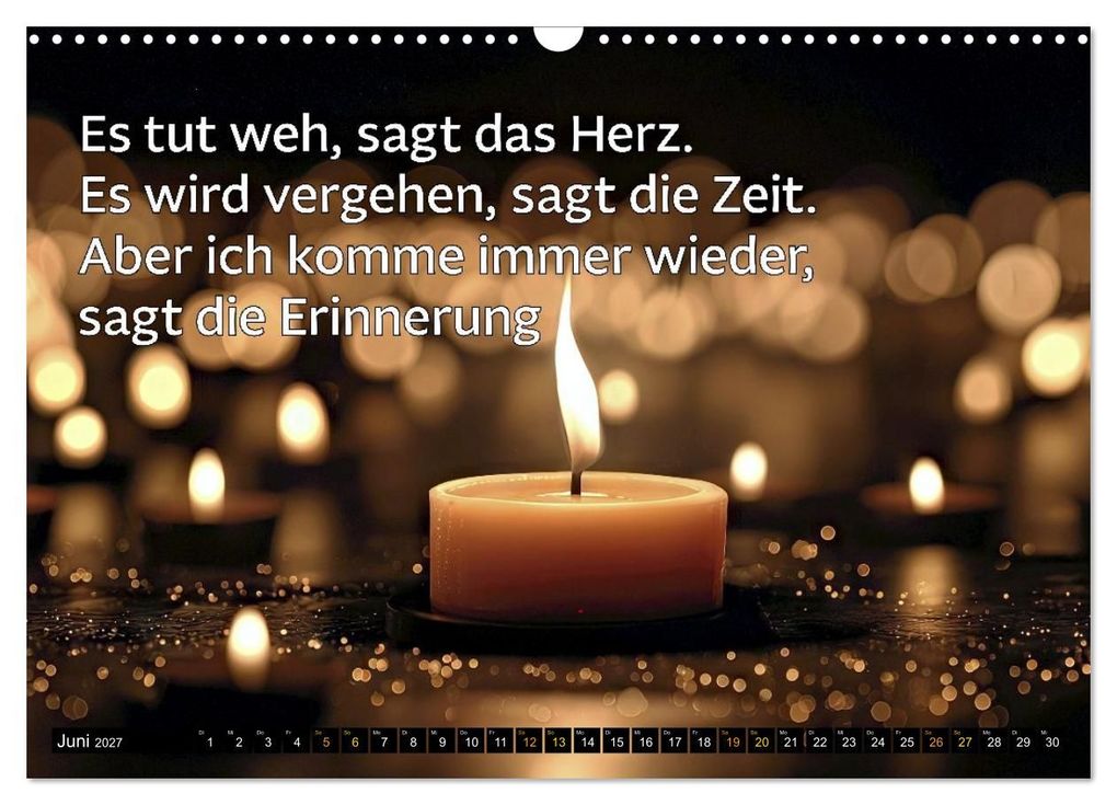 Weitere Ansicht: Trost - in stillen Momenten (Wandkalender 2027 DIN A3 quer), CALVENDO Monatskalender | Calvendo, Susan Michel