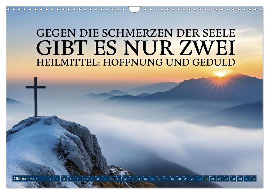 Weitere Ansicht: Trost - in stillen Momenten (Wandkalender 2027 DIN A3 quer), CALVENDO Monatskalender | Calvendo, Susan Michel