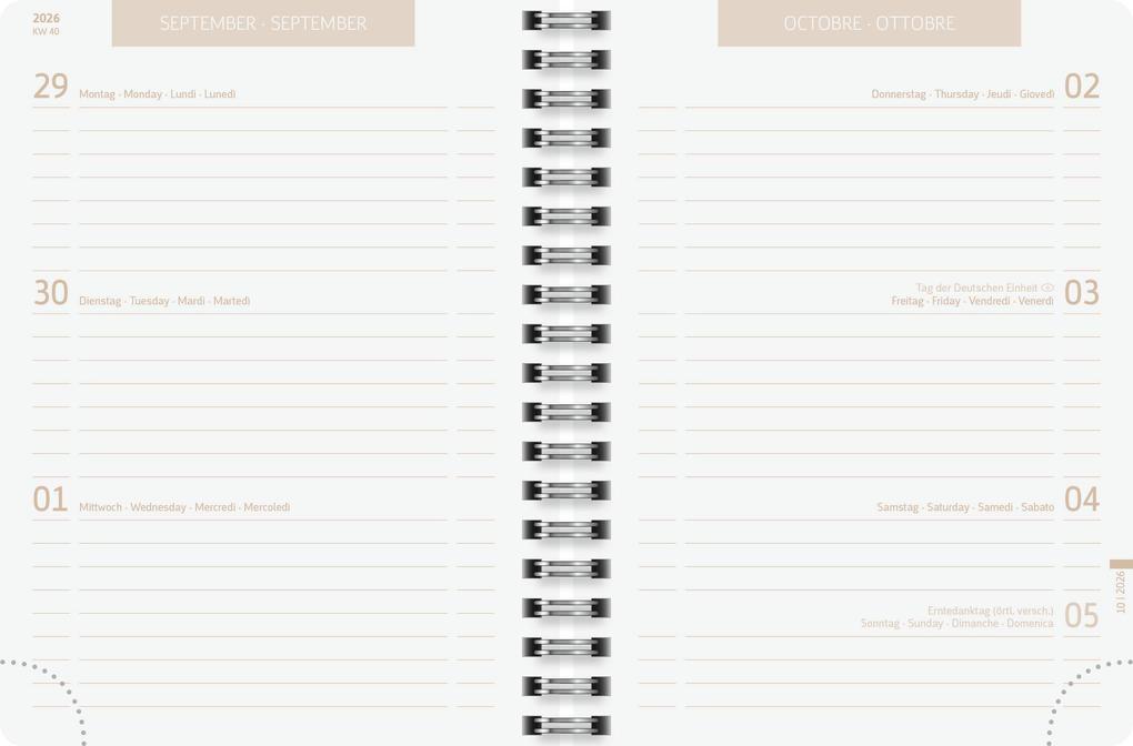 Weitere Ansicht: Schülerkalender 2026/2027 "Capy" | A6, Kunststoff