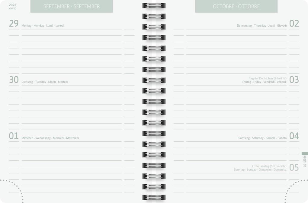 Weitere Ansicht: Schülerkalender 2026/2027 "Sprout" | A6, Papier