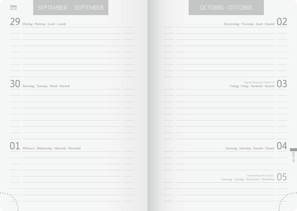 Weitere Ansicht: Schülerkalender 2026/2027 "Pressspan braun" FACT!plus | A5, Karton
