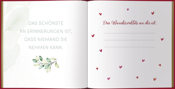 Weitere Ansicht: Erinnerungsbuch-Lieblingsgedanke