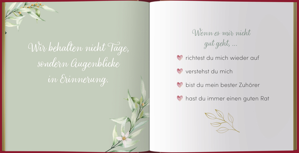 Weitere Ansicht: Erinnerungsbuch-Lieblingsgedanke