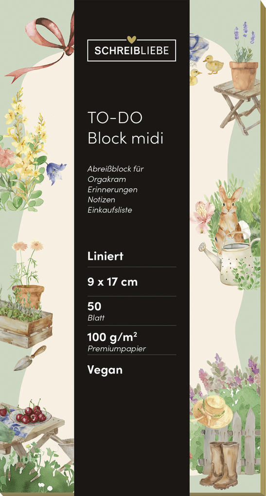 Weitere Ansicht: To-do-Block midi-Garten