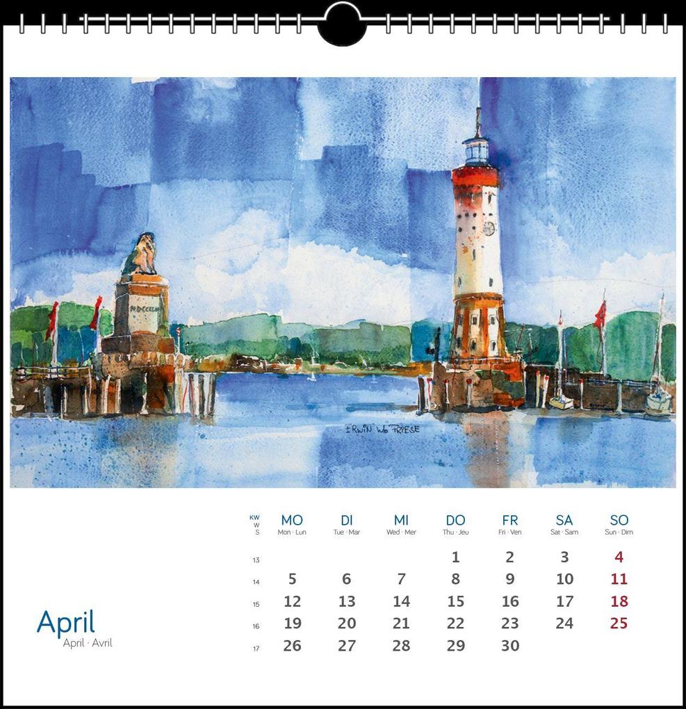 Weitere Ansicht: Bodensee Aquarell 2027 | Erwin W. Friese