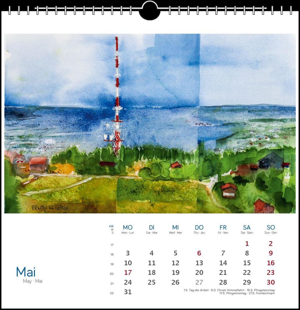 Weitere Ansicht: Bodensee Aquarell 2027 | Erwin W. Friese