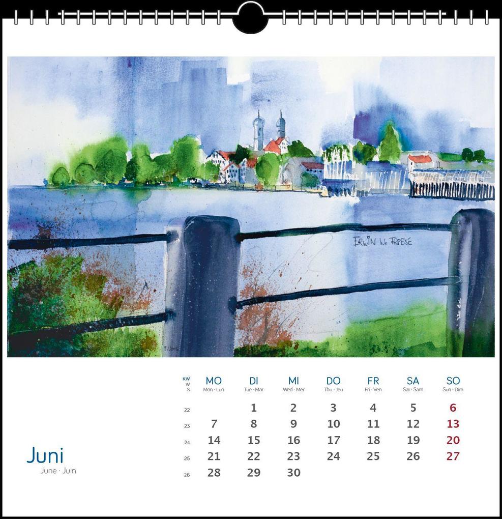 Weitere Ansicht: Bodensee Aquarell 2027 | Erwin W. Friese