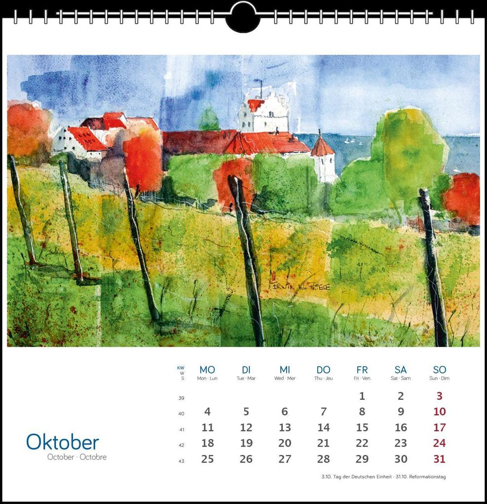 Weitere Ansicht: Bodensee Aquarell 2027 | Erwin W. Friese