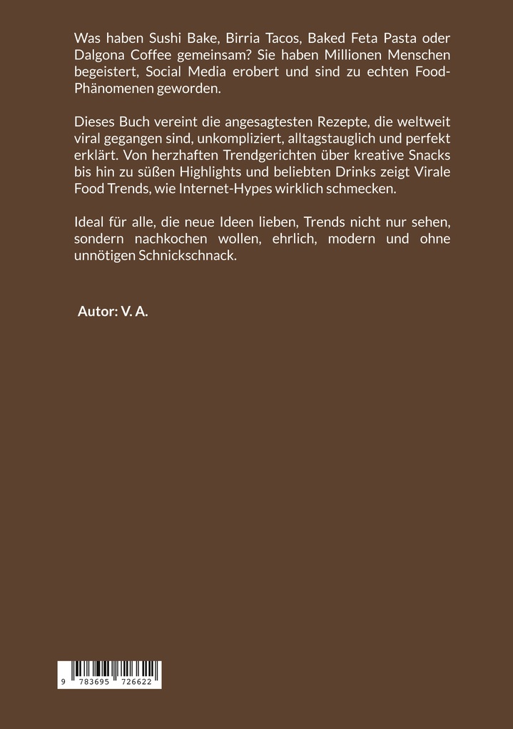 Weitere Ansicht: Virale Food Trends | V. A.