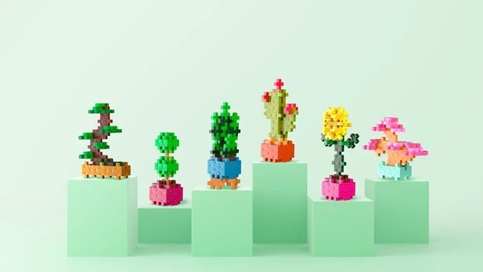 Weitere Ansicht: PLUS PLUS - 50 Kreativ Bausteine Sonnenblume