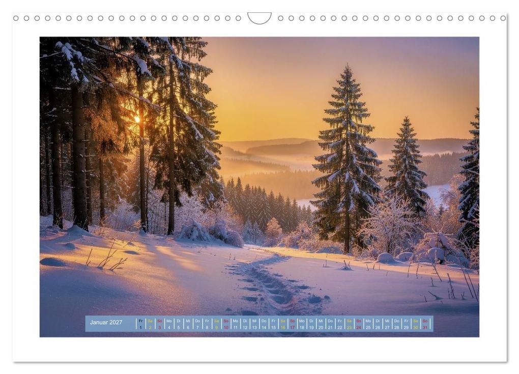 Weitere Ansicht: Thüringer Winterlandschaften (Wandkalender 2027 DIN A3 quer), CALVENDO Monatskalender | Calvendo, Torsten Irmer