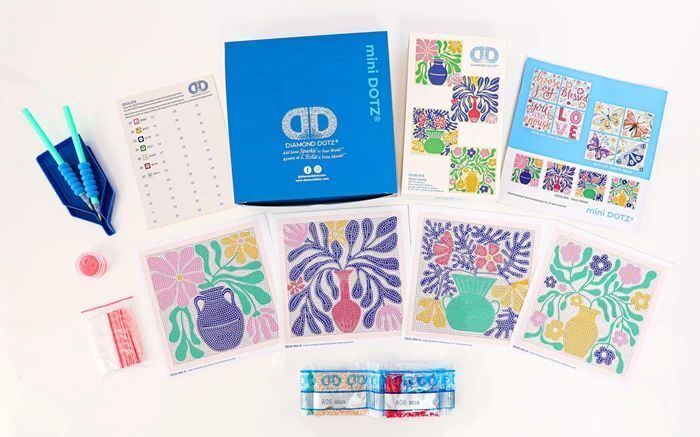 Weitere Ansicht: DIAMOND DOTZ - Diamond Painting Mini Blumen