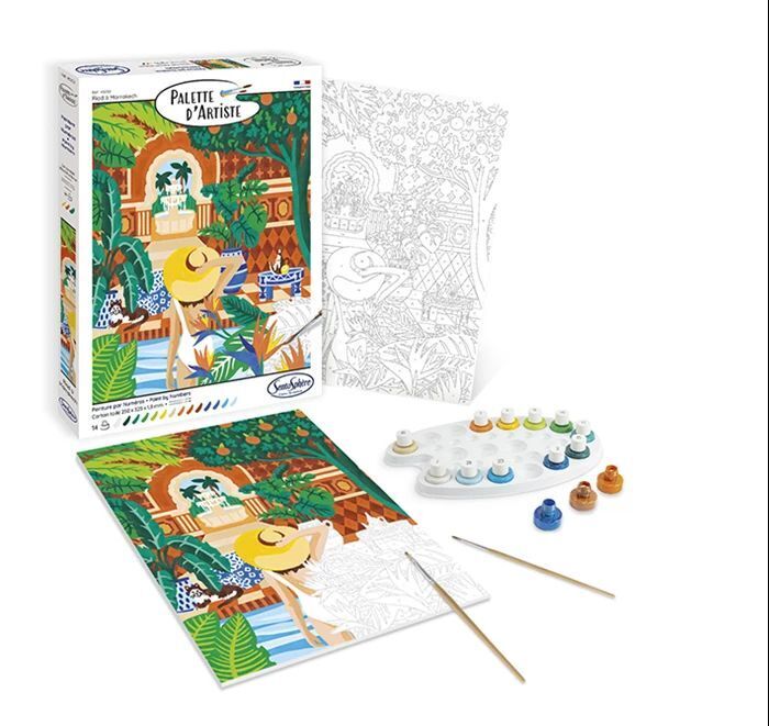 Weitere Ansicht: SENTOSPHÈRE - Malen nach Zahlen Marrakesch