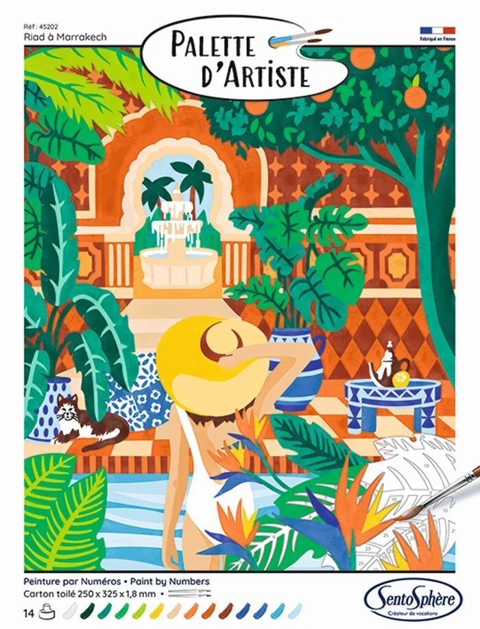 Weitere Ansicht: SENTOSPHÈRE - Malen nach Zahlen Marrakesch