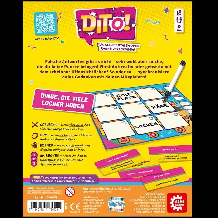 Weitere Ansicht: GAME FACTORY - Dito (d)