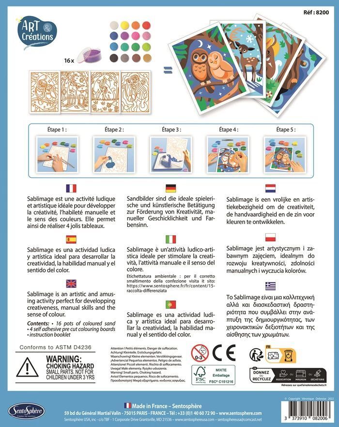 Weitere Ansicht: SENTOSPHÈRE - Sandbilder Reh