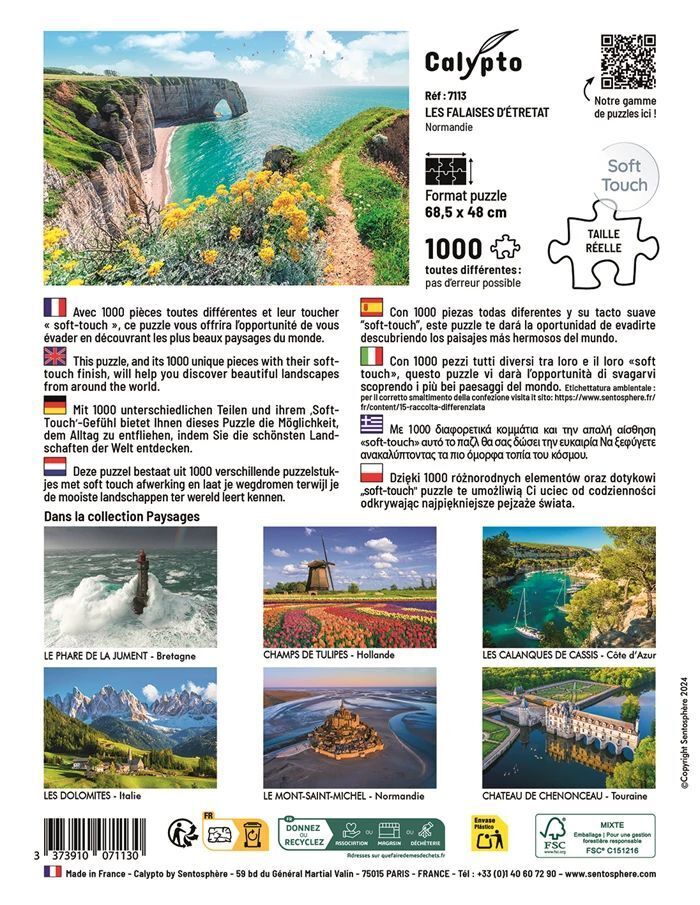 Weitere Ansicht: CALYPTO - Normandie 1000 Teile