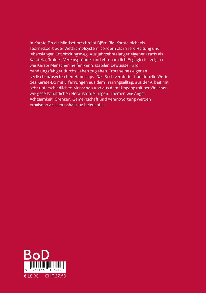 Weitere Ansicht: Karate Do als Mindset | Björn Biel