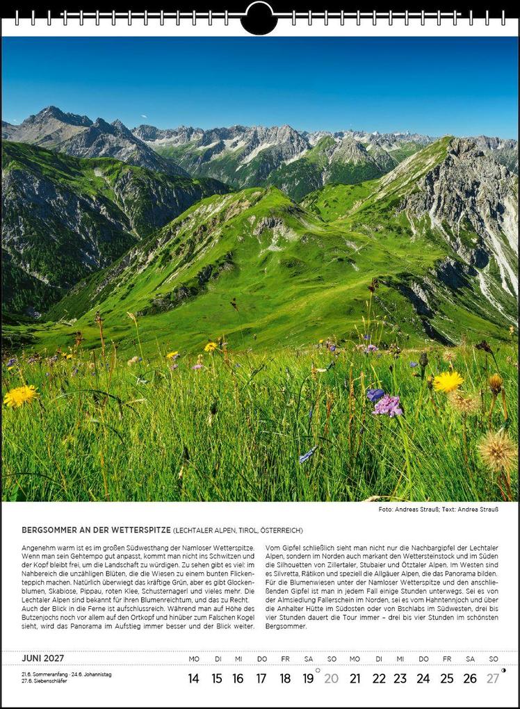 Weitere Ansicht: Blodigs Alpenkalender 2027