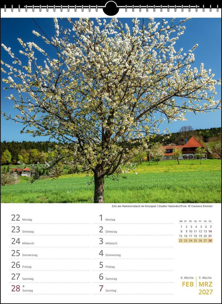 Weitere Ansicht: Zwei-Wochenplaner Schwarzwald 2027