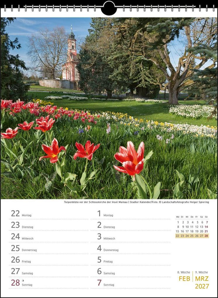 Weitere Ansicht: Zwei-Wochenplaner Bodensee 2027