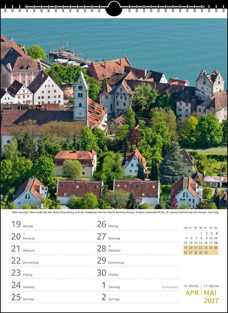 Weitere Ansicht: Zwei-Wochenplaner Bodensee 2027