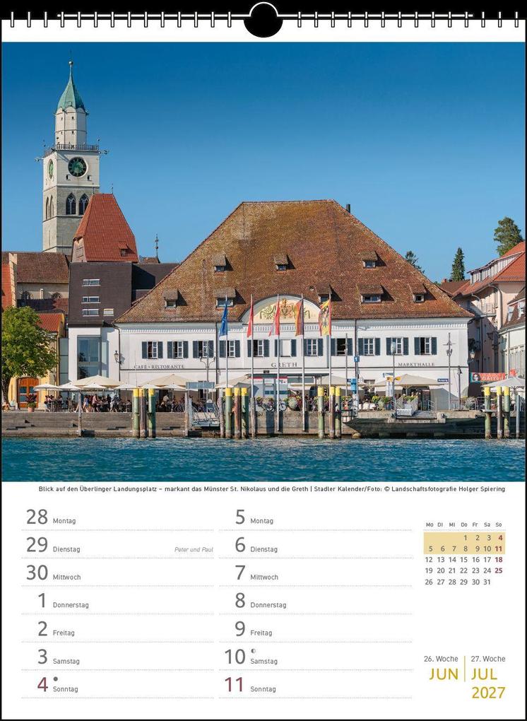 Weitere Ansicht: Zwei-Wochenplaner Bodensee 2027