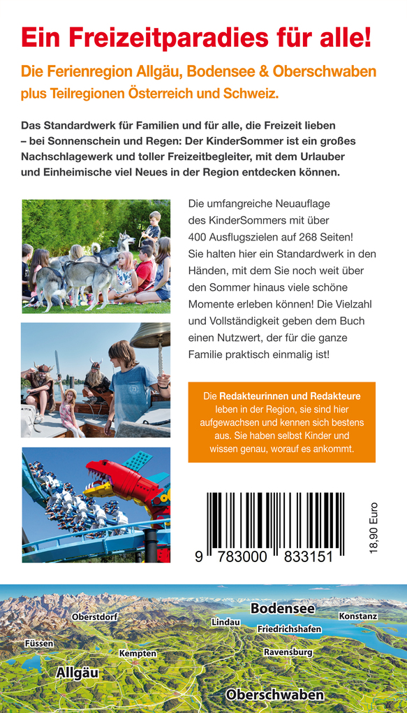 Weitere Ansicht: Kindersommer Reiseführer für Allgäu Bodensee Oberschwaben