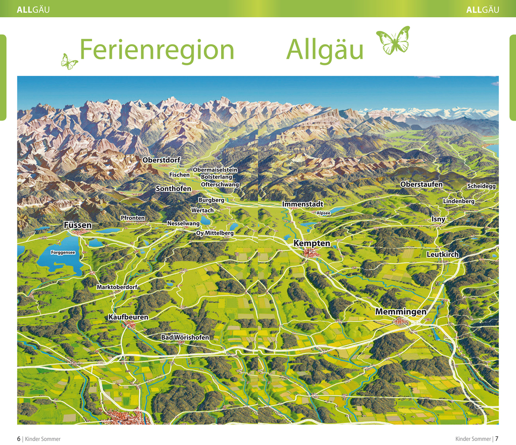 Weitere Ansicht: Kindersommer Reiseführer für Allgäu Bodensee Oberschwaben
