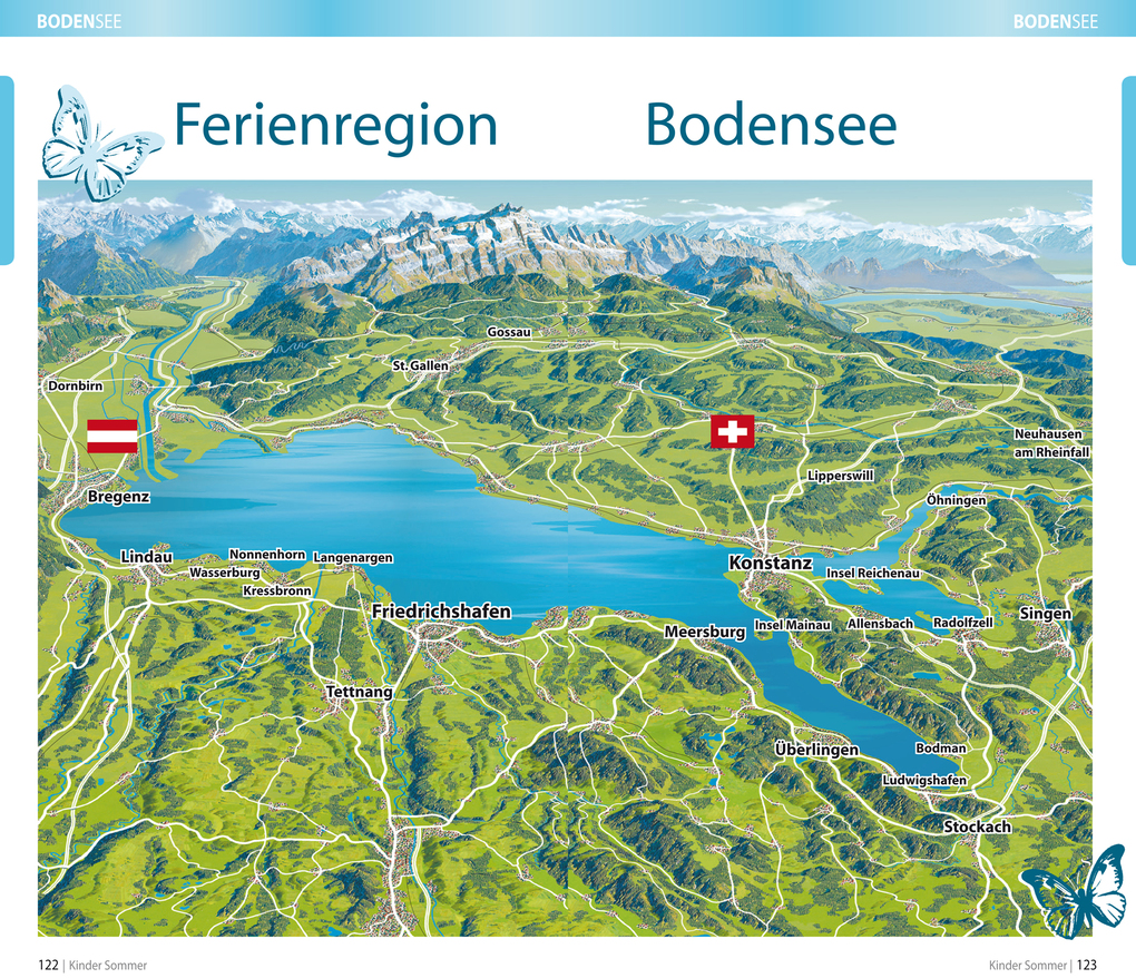 Weitere Ansicht: Kindersommer Reiseführer für Allgäu Bodensee Oberschwaben