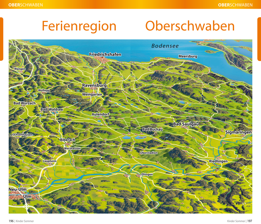 Weitere Ansicht: Kindersommer Reiseführer für Allgäu Bodensee Oberschwaben