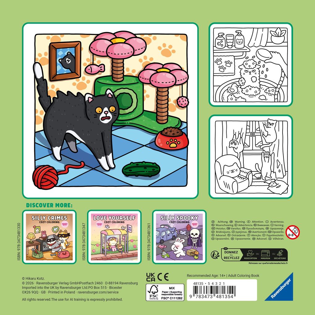 Weitere Ansicht: Cozy Coloring - Naughty Cats