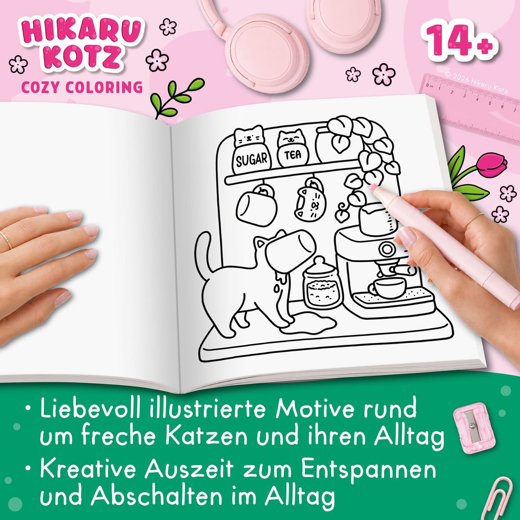 Weitere Ansicht: Cozy Coloring - Naughty Cats