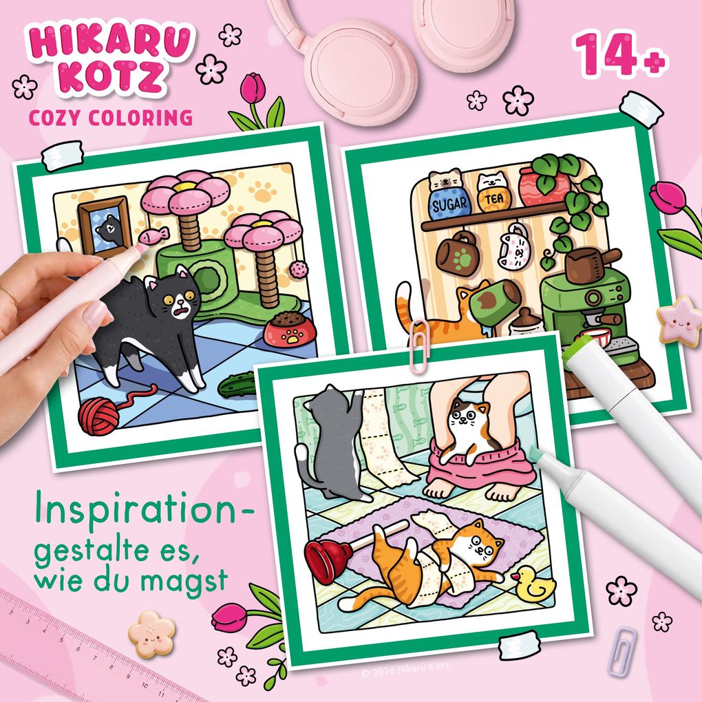 Weitere Ansicht: Cozy Coloring - Naughty Cats