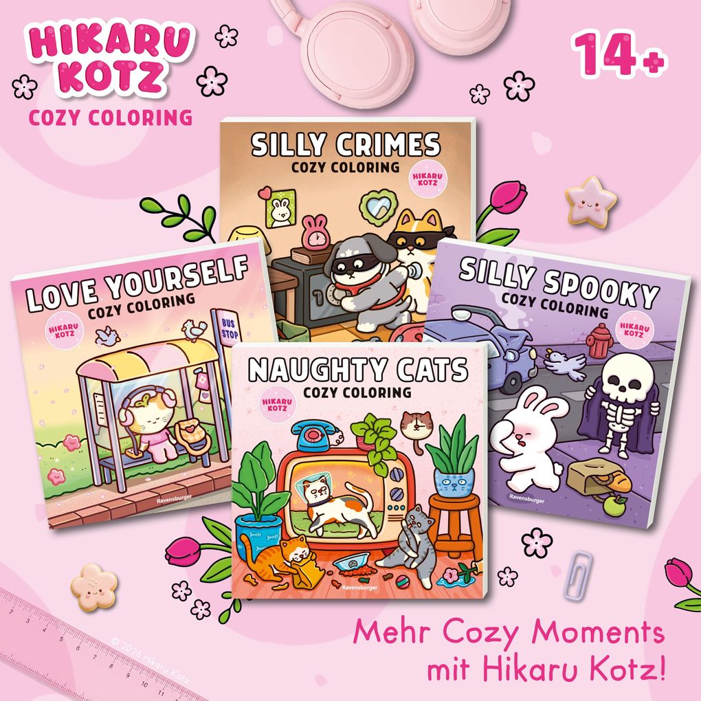 Weitere Ansicht: Cozy Coloring - Naughty Cats