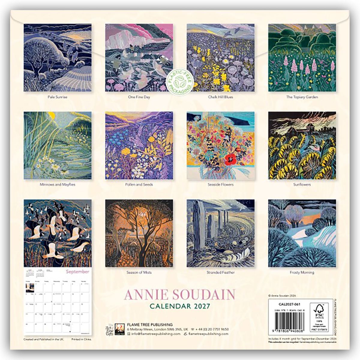 Weitere Ansicht: Annie Soudain Kunstkalender 2027 - Original Flame Tree Publishing-Kalender [Kalender] | Tree Flame, Flame Tree Publishing