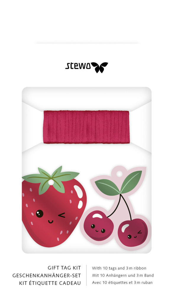 Weitere Ansicht: Geschenkanhänger-Set Yumi rosa