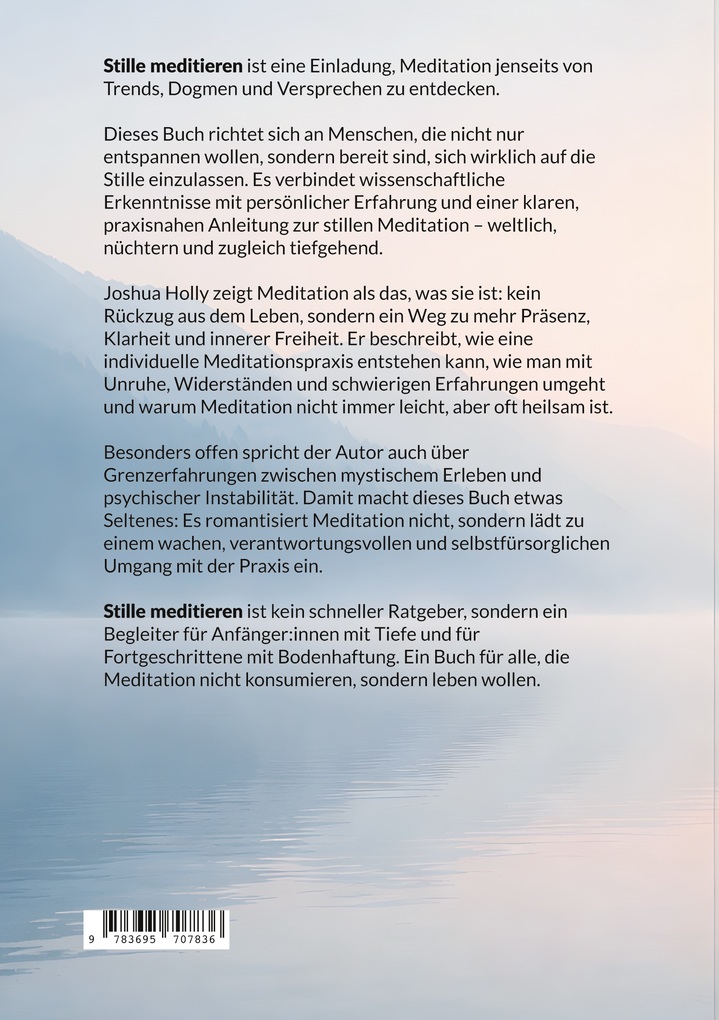 Weitere Ansicht: Stille meditieren | Joshua Holly
